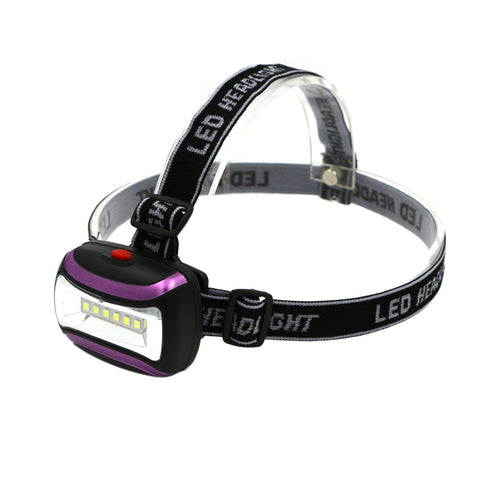 3W COB LED HeadLight AAA Battery Torch Zoomable Headlamp