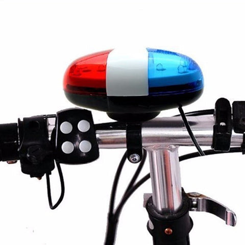 Bicycle Electronic Horn Police Warning Siren Cycling Lights