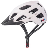 Bike Helmet with Visor Light