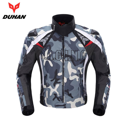 Men Protective Gear Camouflage Riding Jackets Motorcycle Clothing