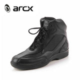 Genuine Cow Leather Motorcycle Road Racing Ankle Boots