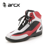 Genuine Cow Leather Motorcycle Road Racing Ankle Boots