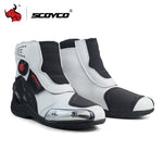 Motorcycle Boots Leather Moto Boots