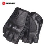 Motorcycle Gloves Leather Moto Gloves Summer Breathable Motocross Racing Glove