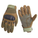 Carbon Fiber Motorcycle Gloves Breathable Army Green Motocross Dirt Bike Non-slip Gloves