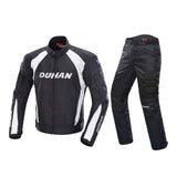 Autumn Winter Cold-proof Motorcycle Jacket & Moto+Protector Motorcycle Pants
