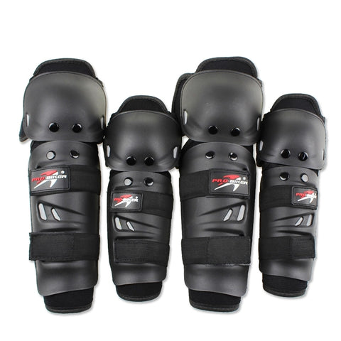 Motorcycle Riding Knee Pads Motocross Racing Protective Gear Guards 2 Knee 2 Elbow Protection