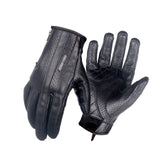Retro Motorcycle Gloves Microfiber Leather