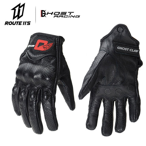 Motorcycle Gloves Genuine Leather Gloves Waterproof