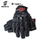 Motorcycle Gloves Genuine Leather Gloves Waterproof