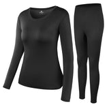 Women Fleece Lined Thermal Underwear Set
