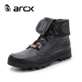 Retro style Men Leather Motorcycle Boots