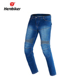 Men Motorcycle Pants Removable Protectors